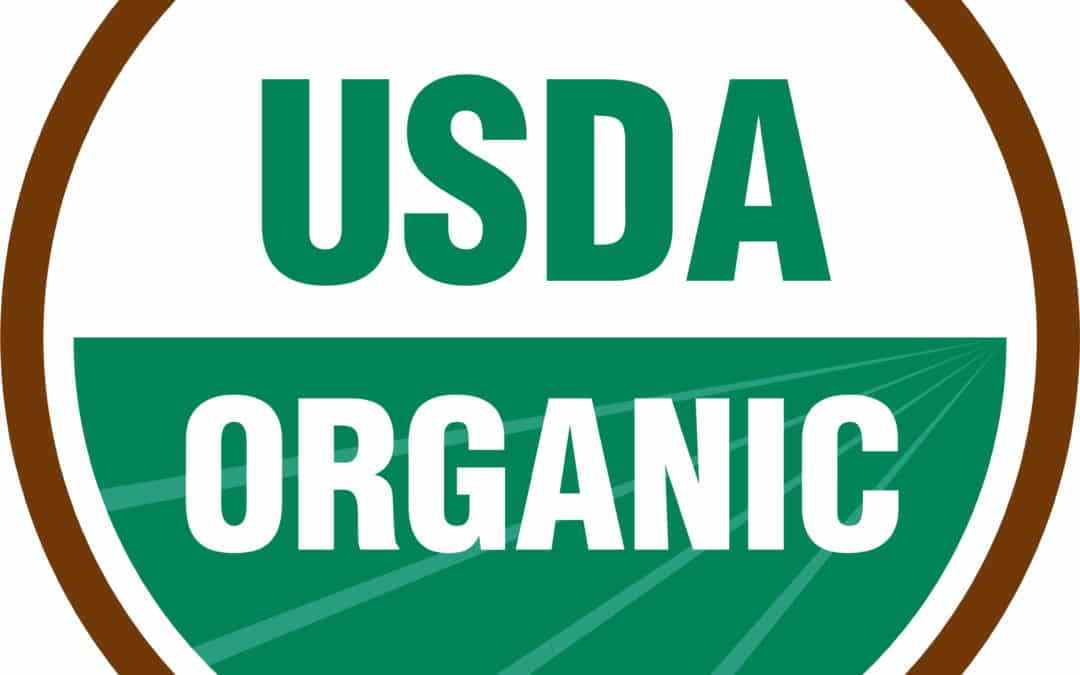 USDA Organic Seal with Registration Symbol
