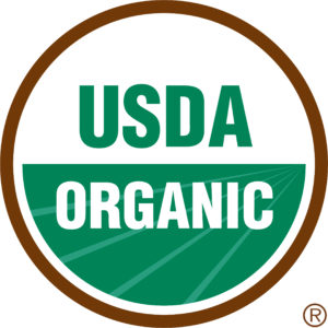 USDA Organic Seal with Registration Symbol